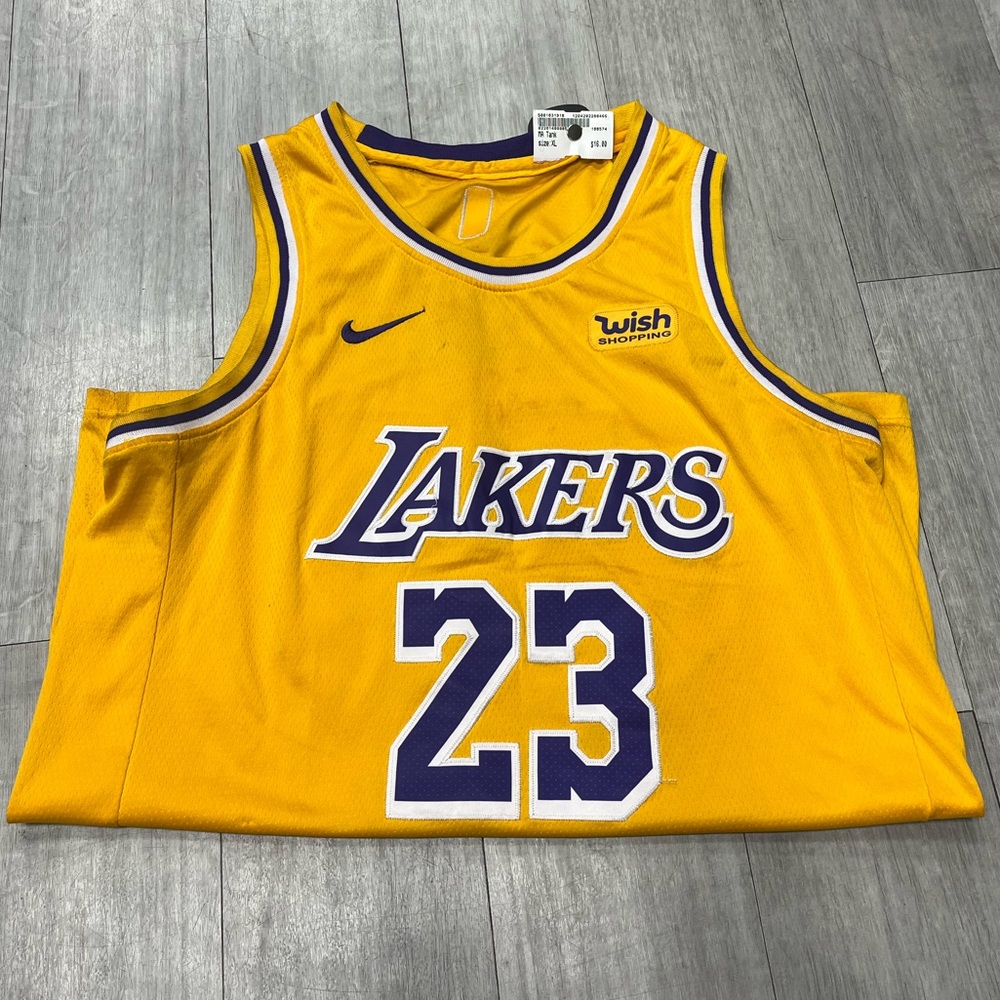 Mens Nike NBA Lebron James Los Angeles Lakers Jersey Vintage